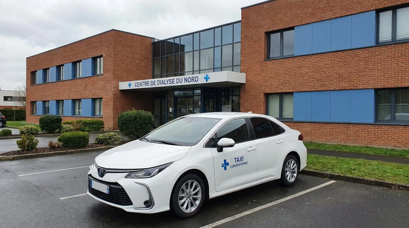 Taxi médical conventionné CPAM pour transport dialyse dans le Douaisis